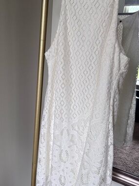 Xtraordinary White Lace Mini Dress